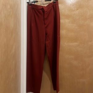 Zara dress pants rust color